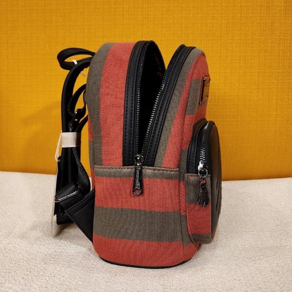 Loungefly Freddy Krueger Nightmare on Elm Street Sweater Mini Backpack NEW - Picture 11 of 12